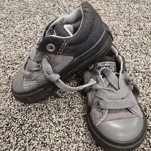 Converse Kids Charcoal Sneakers